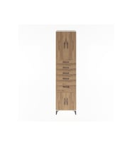 Hyperion Dolap 2 Raflı 5 Çekmeceli 4 Kapaklı 60x44x243 Aytaşı-Çam