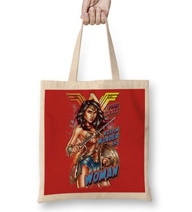 Wonder Woman Diana Prince Bez Çanta Uzun Saplı