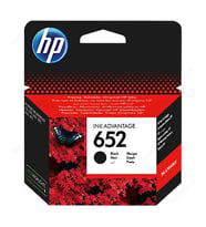 HP F6V25A No 652 Siyah Mürekkep Kartuşu