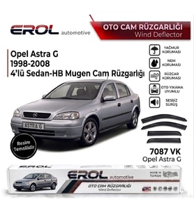 OPEL ASTRA G (1998-2008) 4'LÜ SEDAN-HB CAM RÜZGARLIĞI