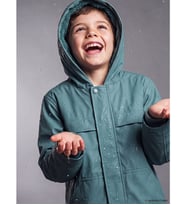LCW Kids Mavi Erkek Çocuk Su İtici Yağmurluk