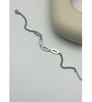 Çelik Silver Tasarım Bileklik - 25-blk160