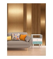 Dreamwall Kumaş Dokulu Ahşap Desenli Isı Ve Ses Yalıtımlı Sağlıklı Tekstil Duvar Kağıdı (Kahverengi)