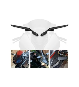 Motosiklet Grenaj Kanat Ayna Karbon 360 Dönebilen Universal Model Motor Ayna
