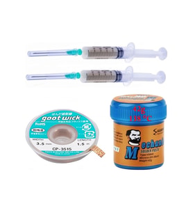 Mechanc Krem Lehim Solder Paste 138 C 42g Lehim Toplama Cp-3515 Emme Teli 3,5mm Set