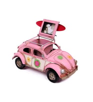 Dekoratif Metal Nostaljik Vosvos Araba Kalemlik ve Çerçeveli  Beetle Classic E-4370