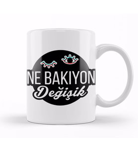 Ne Bakıyon Değişik Kupa Bardak Porselen