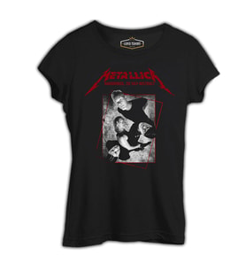 Metallica - Grup Elemanları High Siyah Kadın Tshirt