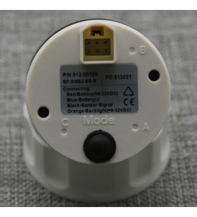 ATIK SU SEVİYE GÖSTERGESİ 12/24v ÇAP 52mm BEYAZ TEKNE YAT