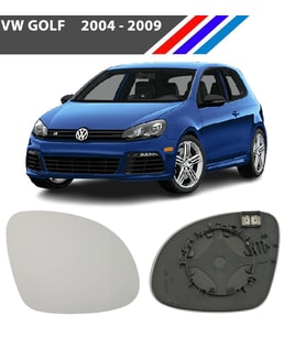 VW Golf Sol Dış Ayna Camı Sürücü Tarafı 2004 -2009