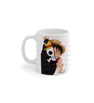 Anime One Piece Luffy&logo Baskılı Kupa Bardak