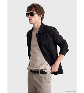 LCW Vision Siyah Regular Fit Erkek Gömlek
