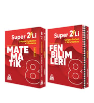 Örnek Akademi 8.Sınıf Süper İkili Matematik ve Fen Bilimleri Seti 2 Kitap