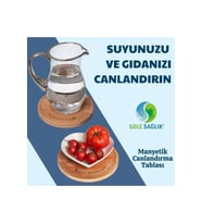 Manyetik Su Canlandırma Tablası (20 CM)