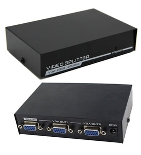 Powermaster VGA-2002 2 Port 200 Mhz 1920x1440 Vga Splıtter Dağıtıcı