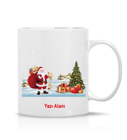 Yılbaşı Hediyesi Yeni yıl Hediyesi Çay Kahve Kupa Bardak-Happy christmas-Mutlu yıllar-2024-026
