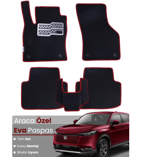 HONDA HRV (2021-2025) Uyumlu EVA Paspas Tam Set–Araca Özel,Kolay Montaj,Su Geçirmez