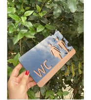 Siyah&Ceviz Mdf Serisi WC Levhası