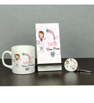 Hemşire Üçlü Set (Kupa + Telefon Standı + Anahtarlık) 004