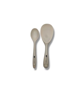 İvory 2 Tane Silikon Kaşık (20cm) Beyaz