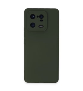 Xiaomi Mi 13 Pro Kılıf Nano İçi Kadife Silikon - Koyu Yeşil