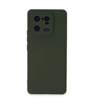 Xiaomi Mi 13 Pro Kılıf Nano İçi Kadife Silikon - Koyu Yeşil