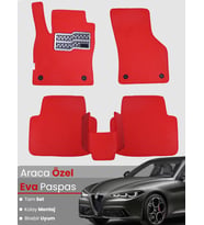 ALFA ROMEO GİULİA (2016-2024) Uyumlu EVA Paspas Tam Set–Araca Özel,Kolay Montaj,Su Geçirmez