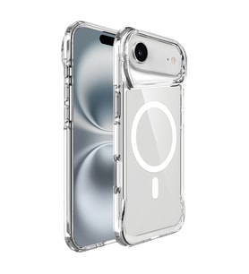 Apple iPhone 17 Air Kılıf M-safe Şarj Özellikli T-Max Sararmaz Şeffaf Kapak