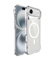 Apple iPhone 17 Air Kılıf M-safe Şarj Özellikli T-Max Sararmaz Şeffaf Kapak