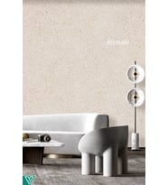 Isı Ve Ses Yalıtımlı Sürülen Altın Mineral Taşlı Beyaz Duvar Kağıdı - W11-PLUS2-5KG-16,5m²