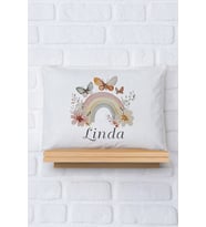 Pia Baby Premium %100 Pamuk İsme Özel Kız Bebek Yastık Kılıfı 35*45 cm 5078-12