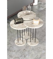 Zigon Sehpa Terra 3 Lü Set Efes