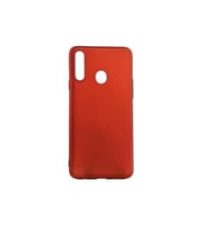 Samsung Galaxy A20S (A207F) Premium Silikon Kılıf Bordo