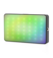 ayex W140 RGB LED Video Işığı – 20 Özel Işık Efekti, LCD Ekran, Dahili 3100mAh Batarya (Siyah)