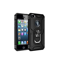 Apple iPhone 5 Uyumlu Kılıf Zore Vega Kapak (Siyah)