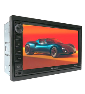 Edison Ed-C720 Double Teyp 7 İnç/4*50W/Bluetooth USB SD/Ön ve Arka Kamera Desteği/ RCA Çıkış (Siyah)