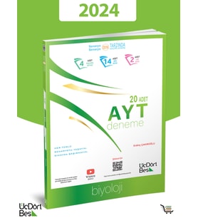 345-2024 Model 20'li AYT Biyoloji Denemesi
