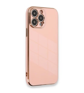 Microsonic Apple iPhone 12 Pro Kılıf Olive Plated Pembe