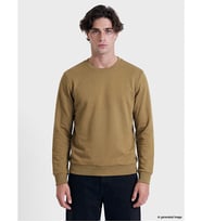 LCWAIKIKI Classic Sarı Bisiklet Yaka Erkek Kalın Sweatshirt