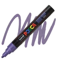 UNİ POSCA SU BAZLI POSTER MARKER PC-5M 1.8-2.5 METALİK MOR M12