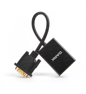 DARK DK-HD-AVGAXHDMI2 VGA-HDMI Aktif Dönüştürücüsü Sesli