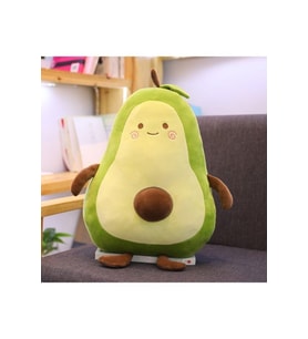 Unisex Yeşil Avakado Yastık 45 cm Doğum Günü Hediyesi (Çok Renkli)