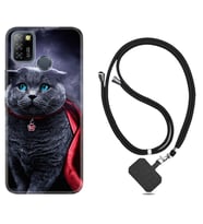 INFINIX Smart 4 5 6 Zero 8 S5 Pro Kılıf Boyun Askılı Silikon Super Cat 1666