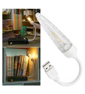 Powermaster PM-25793 Esnek Gövdeli USB Günışığı COB Led Edison Masa ve Kitap Okuma Lambası