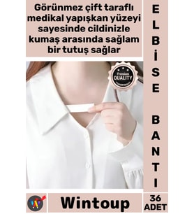 #Bant Şeffaf Çift Taraflı Vücut Giysi Dekolte Yaka Kravat Bluz Kıyafet Elbise Sabitleyici Bant 36'lı