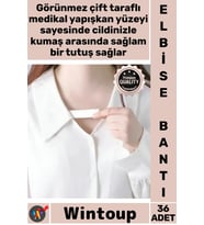 #Bant Şeffaf Çift Taraflı Vücut Giysi Dekolte Yaka Kravat Bluz Kıyafet Elbise Sabitleyici Bant 36'lı