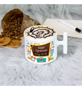Süper Öğretmen Latte Fincanı