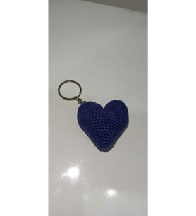 Amigurumi Dağıtmalık Düğün Kına Nikah Toptan Örgü Kalp Anahtarlık