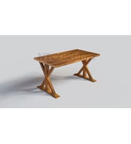 Ntconcept Ofis Açık Ceviz Doğal Ağaç Çalışma Masası(75cm-100cm)