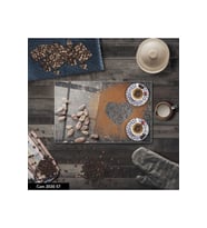 Baskılı Cam Kesme  ve Sunum Tahtası temperli Cam  25x35cm